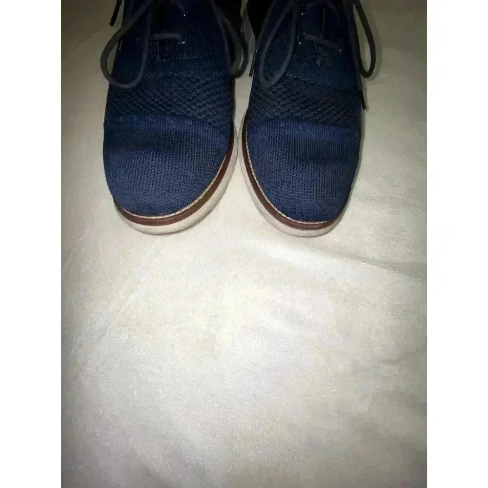 Johnson & Murphy Mens Braydon Knit Plain Toe Oxford Shoes